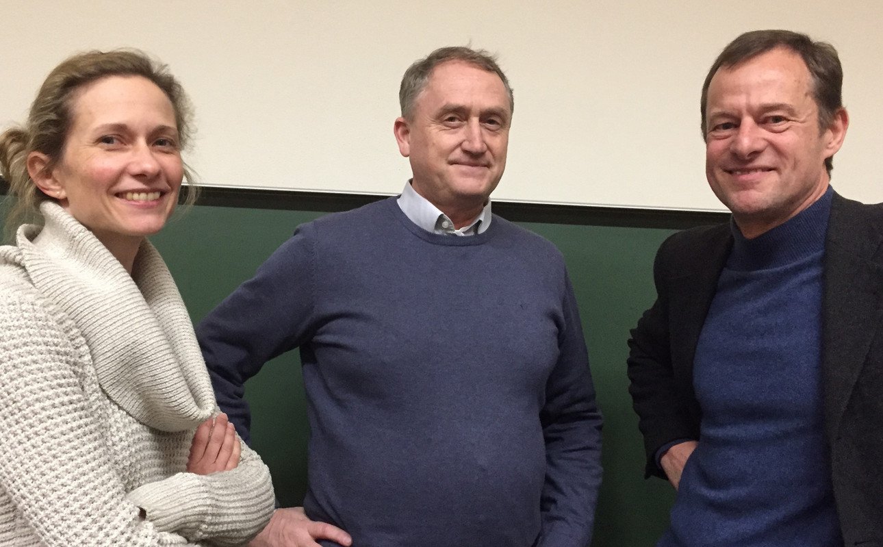 Von links: Prof. Dr. Susanne Mayr, Prof. Dr. Franz Lehner, Prof. Dr. Axel Buchner