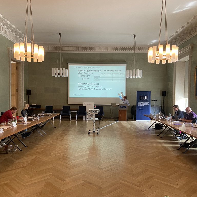 The conference room at the Bavarian Academy of Sciences and Arts.