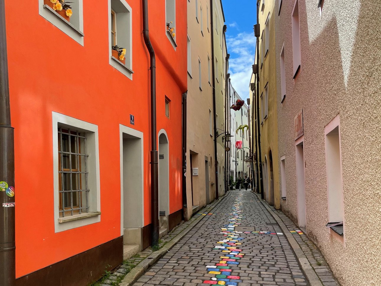 Die H&ouml;llgasse in der Passauer Altstadt