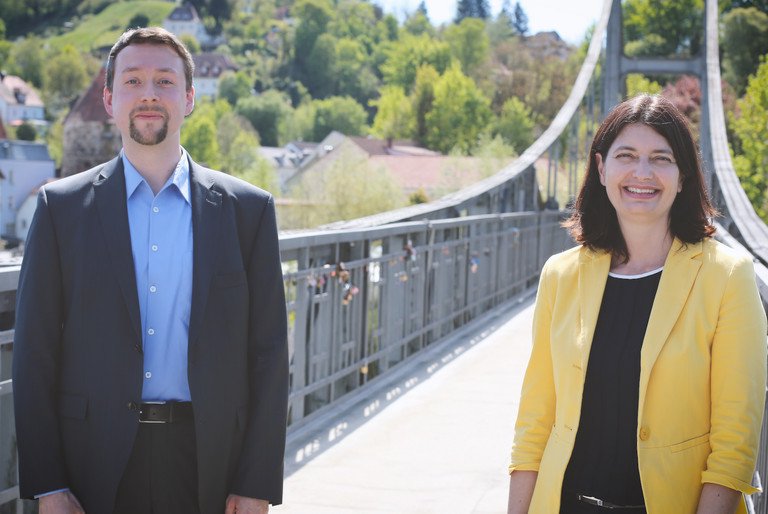Prof. Dr. Carolin H&auml;ussler und Dr. Patrick Figge