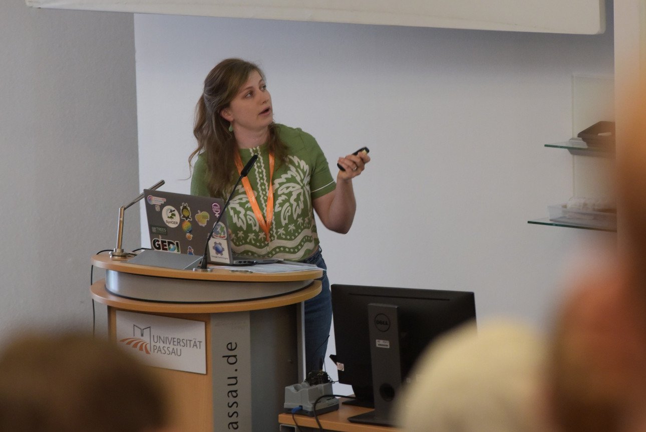 Dr. Viola Heinrich vom Helmholtz-Zentrum f&uuml;r Geoforschung. Foto: Dr. Ina Voshage/Universit&auml;t Passau 