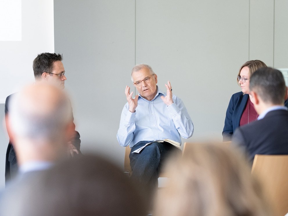 Panel-Teilnehmer Bolko von Oetinger, stellvertretender Vorsitzender des Kuratoriums der BMW Foundation Herbert Quandt und Honorarprofessor an der Otto Beisheim School of Management.