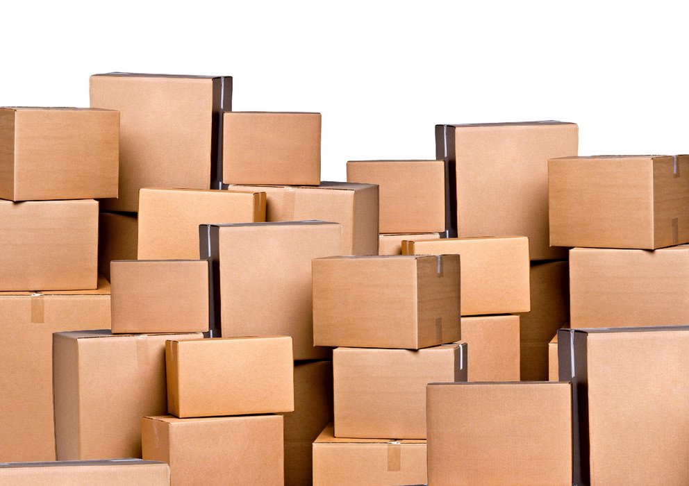 Boxes as a symbol for data packets