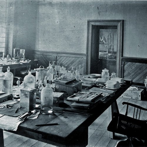 Blick in das Arbeitszimmer von Robert Koch. Quelle: RKI