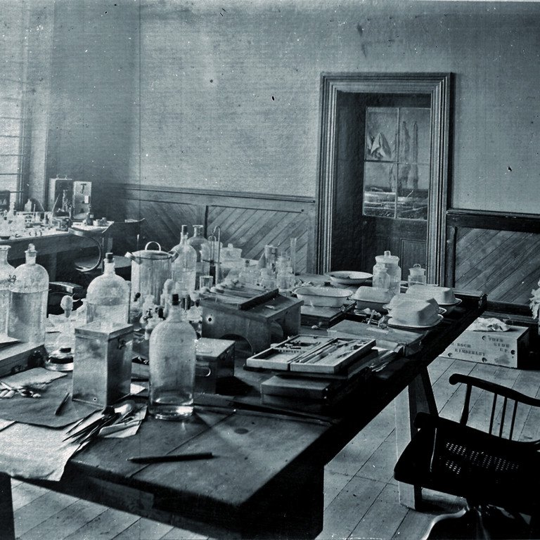 Blick in das Arbeitszimmer von Robert Koch. Quelle: RKI