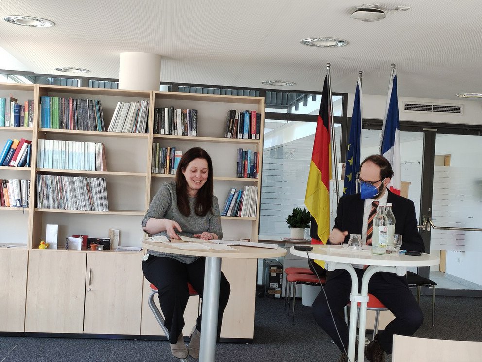 Impressionen vom Besuch der franz&ouml;sischen Generalkonsulin Corinne Pereira an der Universit&auml;t Passau. 