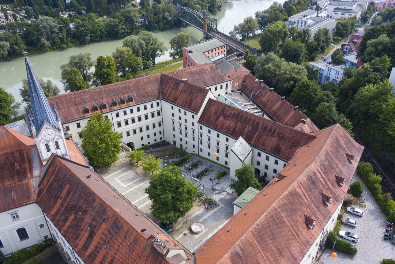 View of the Nikolakloster complex