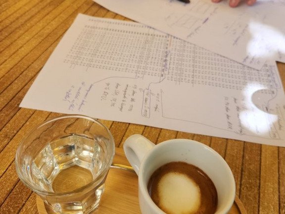 Work over coffee.