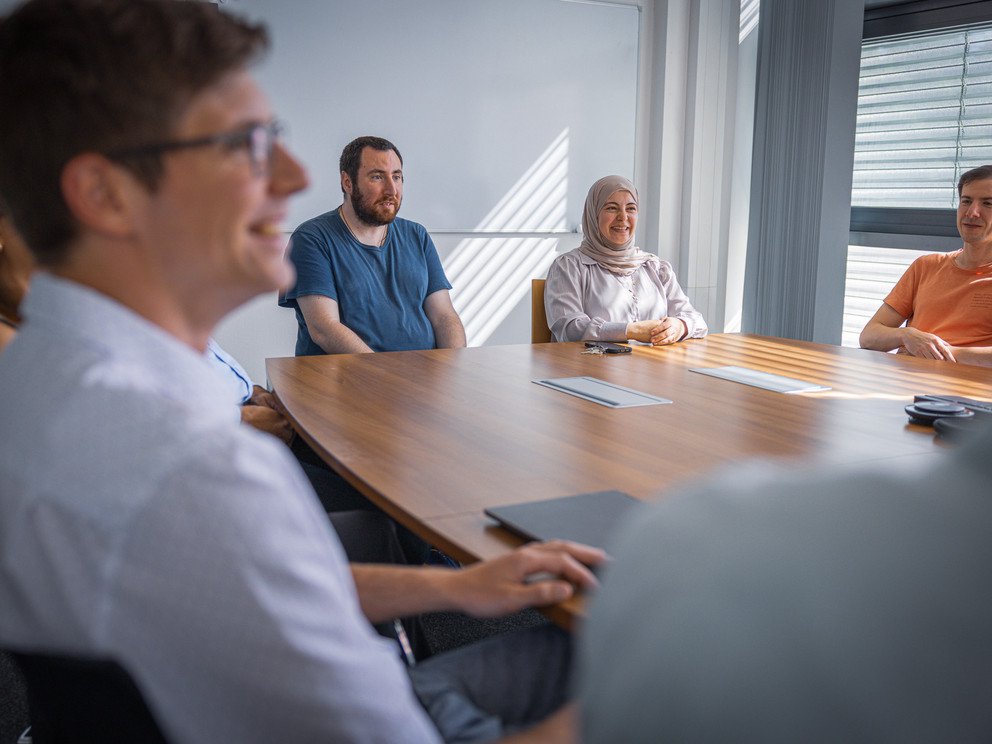 Team meeting at the Chair of Computer Engineering
