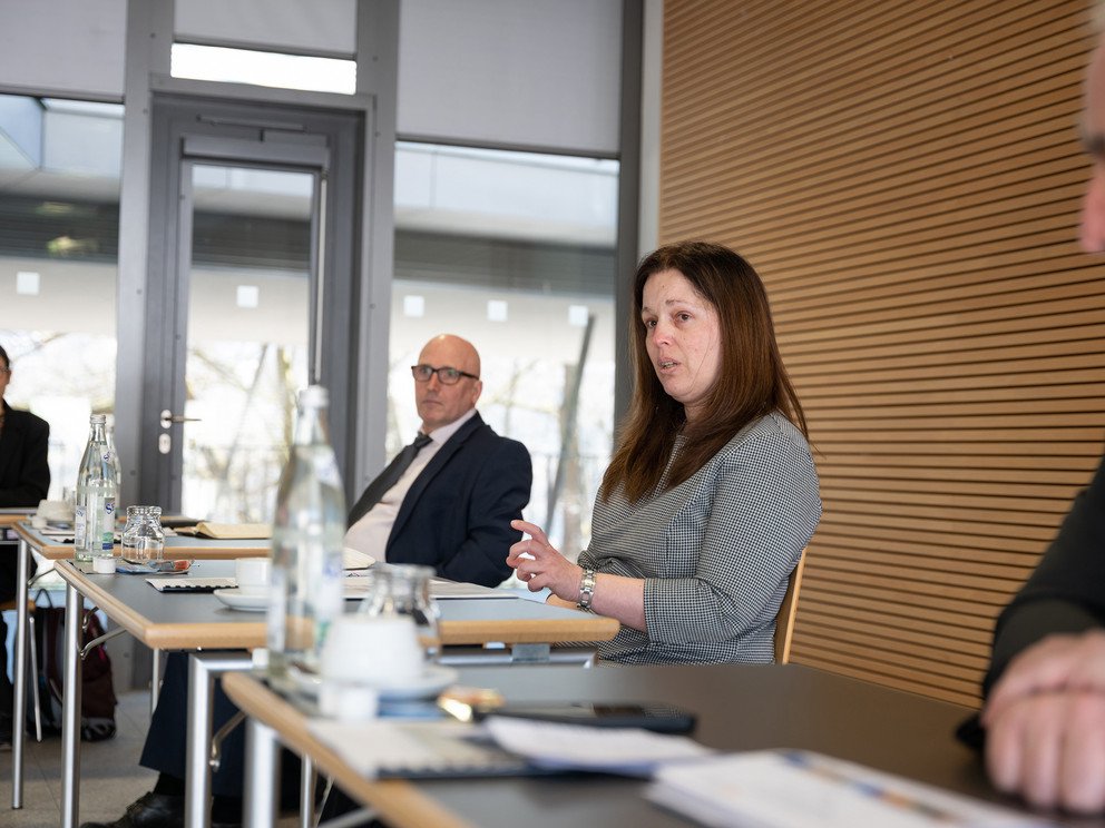 Impressionen vom Besuch der franz&ouml;sischen Generalkonsulin Corinne Pereira an der Universit&auml;t Passau. 