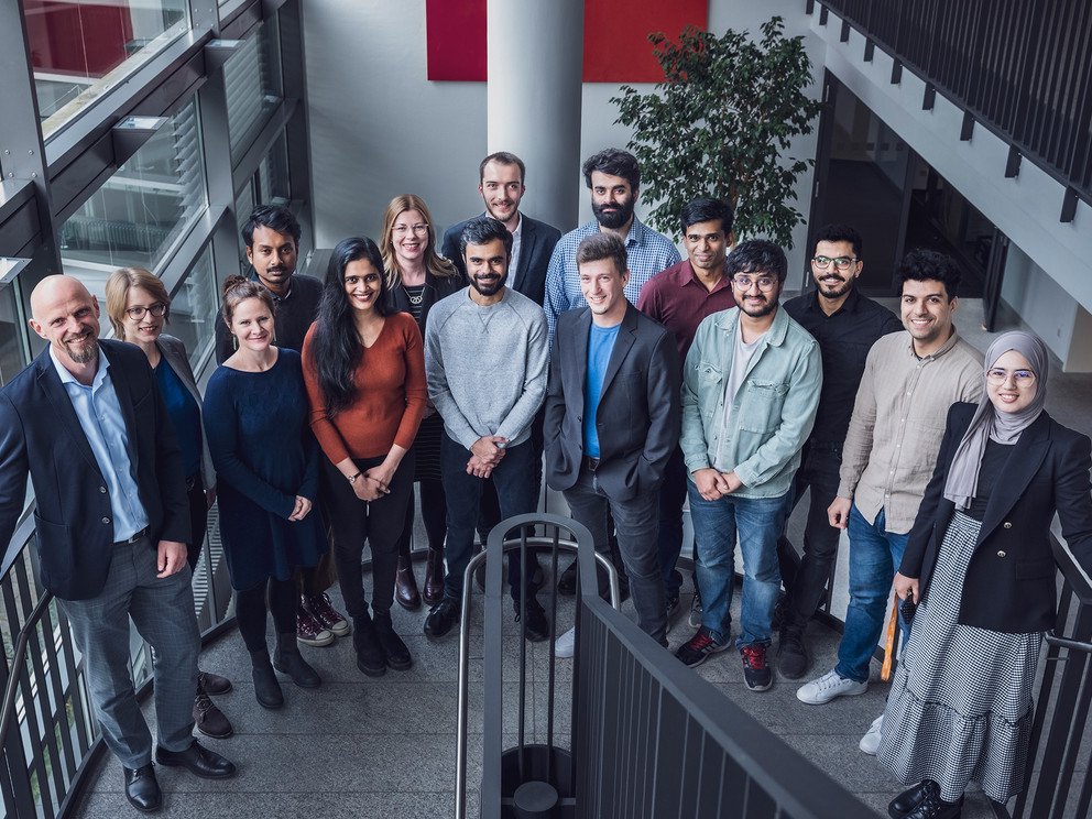 Team des Lehrstuhls von Prof. Dr. Michael Granitzer an der Universit&auml;t Passau; Foto: Universit&auml;t Passau