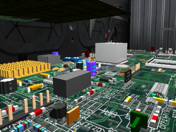 Virtuelle Reise ins Innere eines Rechners: So sieht unser Computer von innen aus.