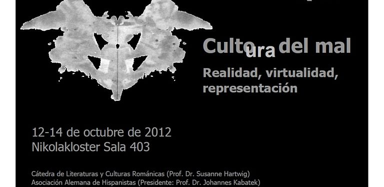 Conference: Culto del mal, cultura del mal. Realidad, virtualidad, representación
